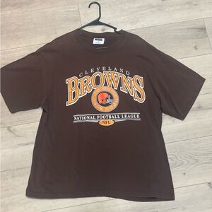 Cleveland Browns Brown Short Sleeve Tee